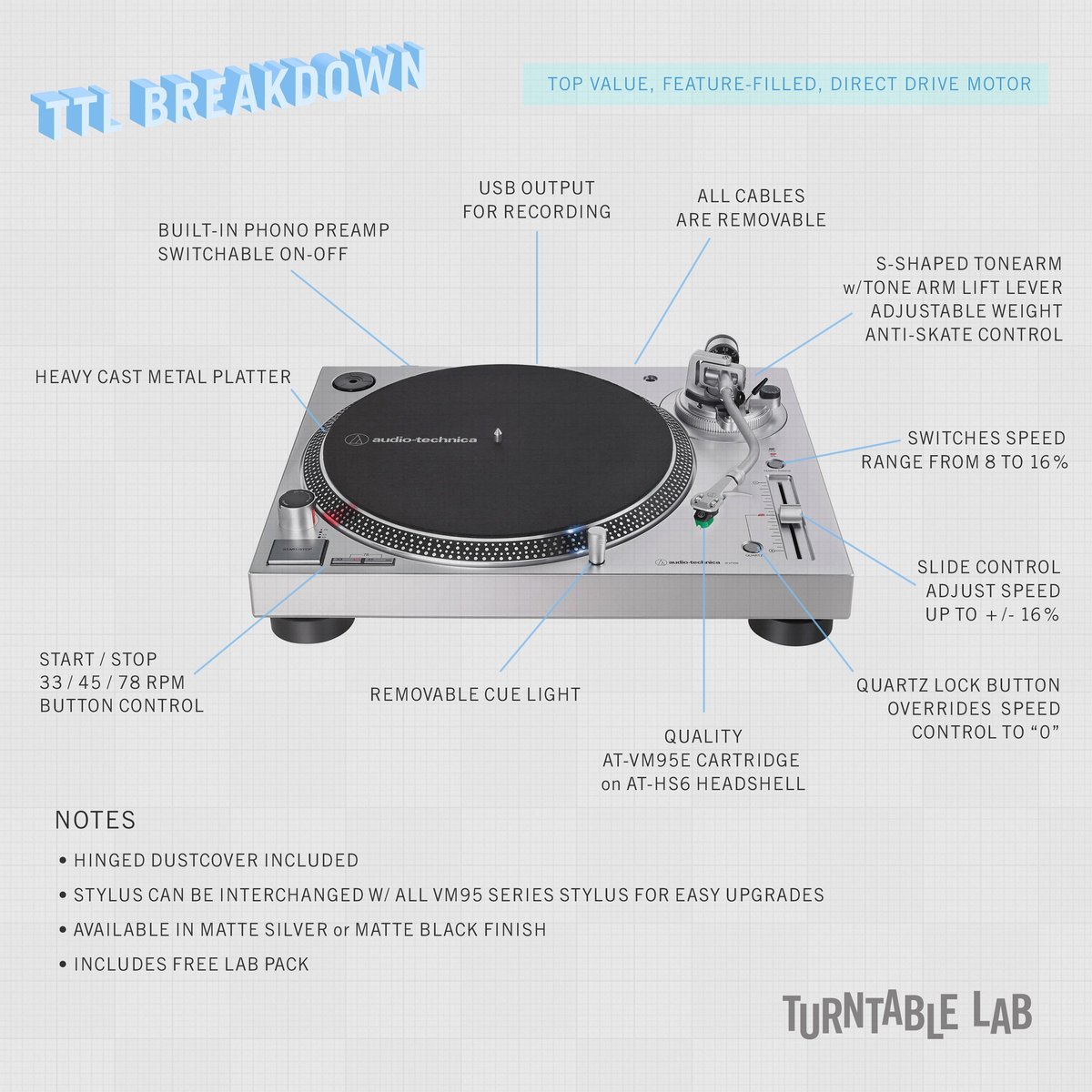 owners manual audio technica turntable